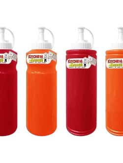 ขวดซอสขนาดเล็ก *ส้มแดง*