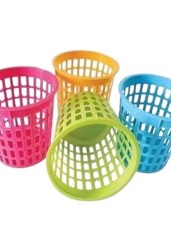ตะกร้ากลมเล็ก แบบสี No.1212