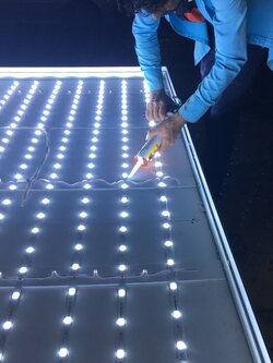 กล่องไฟสำหรับยึดผ้า3P Fabric Lightbox UV ป้ายไฟบาง Slim Light Box 6cm.