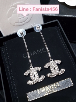 ต่างหู Chanel Earring ต่างหูชาแนลห้อยโซ่ยาว