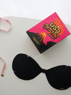 บราภูเขาไฟ สีดำ บราเสริมหน้าอก หนากว่าบราอื่น 2เท่า เพิ่ม 2คัพ