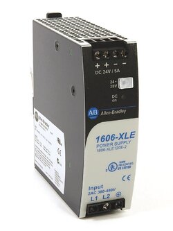 Allen-Bradley 1606-XLE120E Essential Power Supply 24-28V DC 5A 120W, 120/230V AC