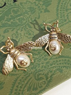 ต่างหู Gucci ต่างหู กุชชี่ ติดหู ต่างหู Gucci ผึ้ง งานไฮเอน 1:1