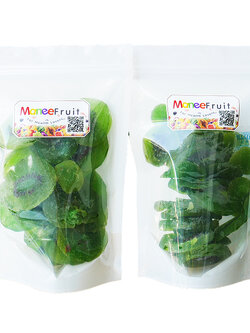 กีวี่อบแห้ง (หวานน้อย) อร่อย สะอาด สดใหม่ ช่วยฟื้นฟูเซลล์ผิวใหม่(แพ็ค 2 ถุง)