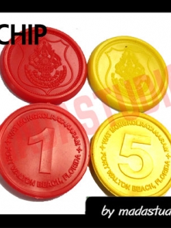 เหรียญชิพนูน