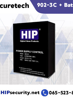 HIP Battery & Power Supply รุ่น 902-3C + Battery 7Ah