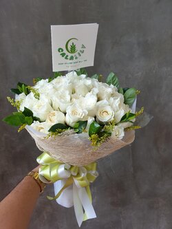 ช่อกุหลาบขาว