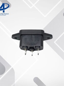 AS-01 ปลั๊กAC ติดแท่น รุ่นมีปีกยึด (รับประกันคุณภาพ)