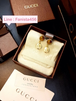 ต่างหูกุชชี่ ต่างหู Gucci Pendant มุก Hiend Pearl Gucci Pendant Earring