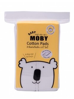 Cotton Pads by Baby Moby Cotton สำลีแผ่นเล็ก รีดขอบ