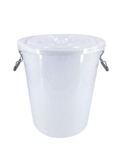 ถัง+ฝา 46 ลิตร 12gl. *สีขาว*