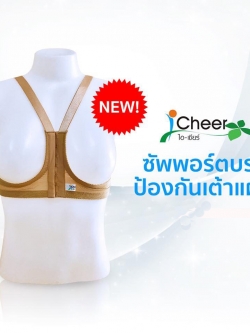 Support bra สำหรับป้องกันนมแฝด