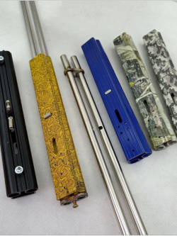 รางอลูมีเนียมปืนหนังสติ๊กยิงปลา