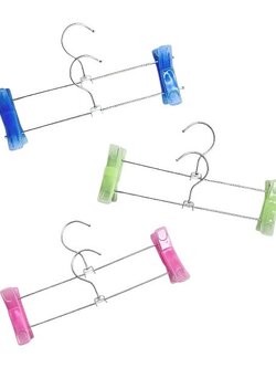 ไม้แขวน+ หนีบผ้า 1*2 PCS. ขนาด 25cm.