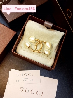 ต่างหูกุชชี่ ต่างหู Gucci มุก Hiend Pearl Gucci Earring