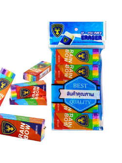 ยางลบสี 5 ชิ้น ต่อ 1 แพ็ค