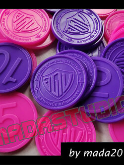 เหรียญชิพสั่งทำโลโก้ตัวเองได้เลย