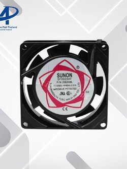 พัดลม 3 นิ้ว (3") (ไม่เอาตะแกรงพัดลม) ยี่ห้อSUNON SF8025AT P/N 2082HSL 220V-240V 50/60Hz 0.07A (ขนาด80x80x25mm)