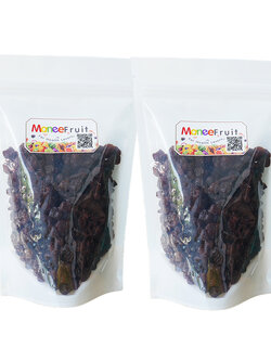 ลูกเกดดำอบแห้ง(แพ็ค 2 ถุง) อร่อยหวานกำลังดี มีวิตามินซี ช่วยบำรุงผิวพรรณ(น้ำหนัก 200 กรัม)