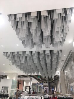 พลาสวูดฉลุลาย 3 มม.ตกแต่งห้าง Siam Takashimaya Department Store