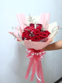 ช่อดอกไม้ วาเลนไทน์มหาสารคาม ช่อดอกไม้สด บริการส่ง