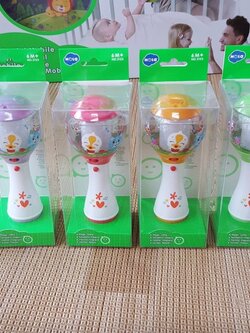 กุ๊งกริ๊ง เขย่า มีไฟ มีเสียง >> เหมาะกับเด็กวัย +6 เดือน