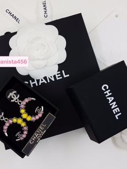 ต่างหูชาแนล Hiend ต่างหูชาแนลพระจันทร์ Moon Chanel Earring