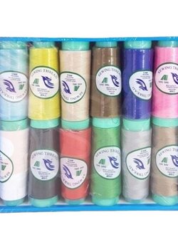 ด้ายเย็บผ้า 1 ชิ้น *คละสี*