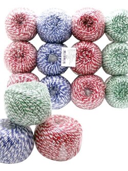 เชือกมัดกล่องพัสดุ (แบบกลม) 12 PCS.