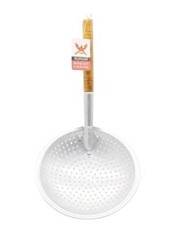 กระชอนด้ามไม้ 20 ซม.