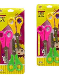 กรรไกร ขนาด 5 นิ้ว 3 PCS. คละสี