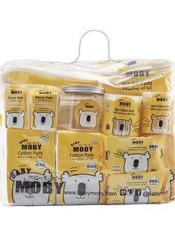 Baby Moby เซ็ตกระเป๋าสำลีสำหรับเด็กแรกเกิด Newborn Essentials Gift Bag /