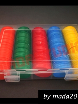 SET เหรียญชิพพร้อมกล่องใส่