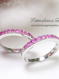 แหวนพลอยทับทิมแท้ พลอยสีชมพูสวยหวาน วงเล็กน่ารัก ใส่ติดนิ้วได้ทุกวัน ตัวเรือนเงินแท้ silver925 ฝีมือประณีต จัดส่งรวดเร็ว การันตีคุณภาพ พร้อมส่งไซส์ 54