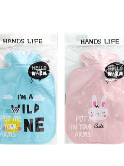 กระเป๋าน้ำร้อน *ขนาด 14.5*20.5 CM. คละสีคละลาย*