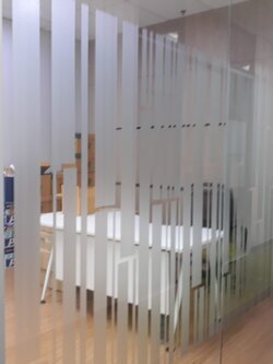 สติ๊กเกอร์ตกแต่งออฟฟิต Decorative Glass Film ราคาโรงงานตามแบบ