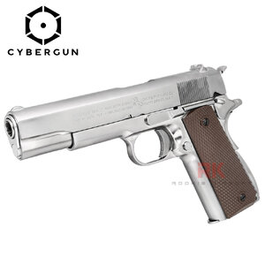 Cybergun / AW Colt M1911A1 Green Gas Version (Silver)