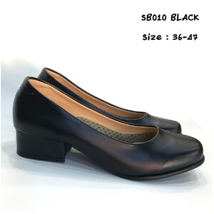 รองเท้ารับปริญญา ขนาดเล็กกว่าปกติ1ไซส์ รองเท้านักศึกษา คัทชูนักศึกษา หรือสำหรับราชการ ผู้หญิง ส้น1.3นี้ว มีไซส์ 36-47 SB010