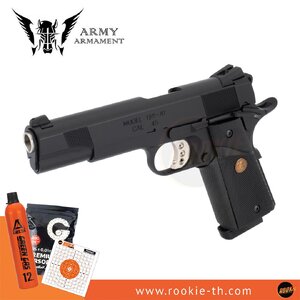 Army Armament R27 MEU(SOC) 1911 GBB (Black)
