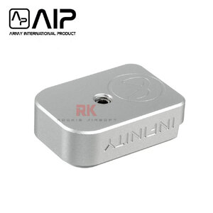AIP CNC Infinity Magazine Base for Marui Hi-CAPA (Silver)