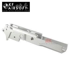 KF Airsoft Aluminum 3.9 inch Advance Frame with Hammer Set for Marui Hi-Capa - SV (Silver)