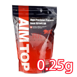 Aim Top Tracer BB 0.25g 6mm (3,200 rds) - Red