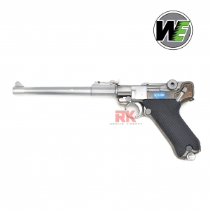 WE Luger P08 8 นิ้ว GBB - Silver