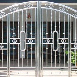 ประตูรั้วสแตนเลส กำแพงเพชร 0895700989