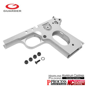 Guarder Aluminum Frame for Marui V10 - Silver Polishing