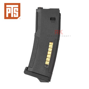 PTS EPM 30/120rds Mid-Cap for Tokyo Marui Recoil Shock M4/SCAR-L (Black)