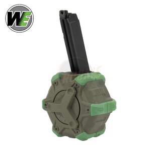 WE 350rds Drum Magazine for G-Series - Green