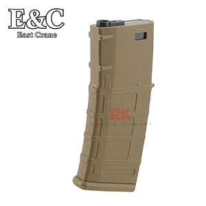 E&C PMAG 150rds (Mid-Cap) Magazine for M4 / AR AEG (MA017) - Tan