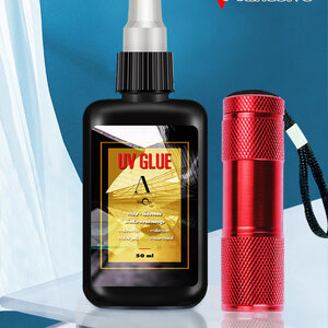 ร้านกาวยูวี กาวติดกระจก โคมไฟยูวี