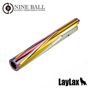 LAYLAX Nine Ball "Fixed" Aluminum Heat Gradation Fluted Outer Barrel for Tokyo Marui Hi-CAPA 5.1 GBB